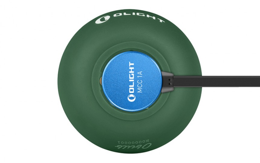 Кемпинговый фонарь Olight Obulb Green, 55лм, 10м, USB зарядка, встроенный аккумулятор
